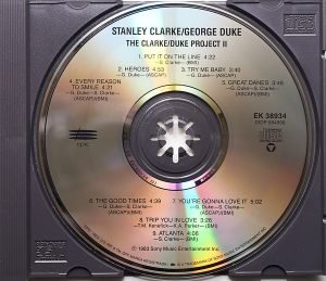 Stanley Clarke / George Duke – The Clarke / Duke Project II CD - Görsel 3