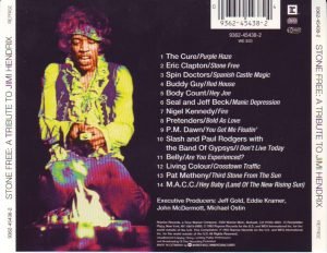 Stone Free (A Tribute To Jimi Hendrix) CD - Görsel 2