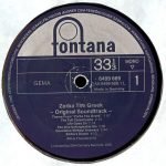 Mikis Theodorakis – Zorba The Greek - Original Soundtrack LP Plak - Görsel 3