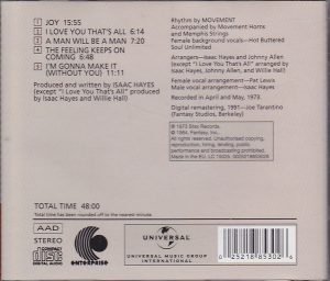 Isaac Hayes – Joy CD - Görsel 2