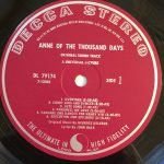 Georges Delerue ‎– Original Soundtrack Anne Of The Thousand Days LP Plak - Görsel 3