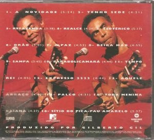 Gilberto Gil – Unplugged CD - Görsel 2
