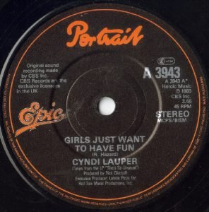 Cyndi Lauper – Girls Just Want To Have Fun 45lik Plak - Görsel 3