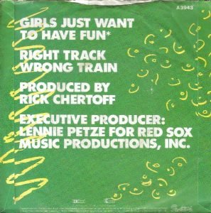 Cyndi Lauper – Girls Just Want To Have Fun 45lik Plak - Görsel 2