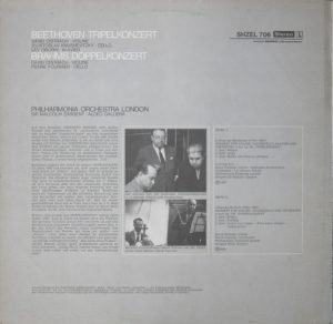 Oistrach Trio - Beethoven / Brahms LP Plak - Görsel 2