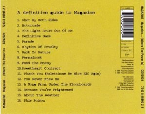 Magazine – Magazine... (Where The Power Is) CD - Görsel 2
