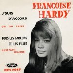 Françoise Hardy – J'Suis D'Accord 45lik Plak EP