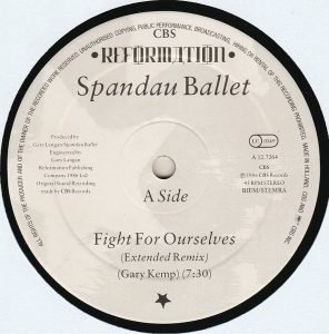 Spandau Ballet – Fight For Ourselves (Extended Remix) 12'' Maxi Single Plak - Görsel 3