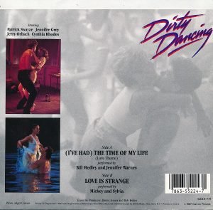 Bill Medley & Jennifer Warnes – (I've Had) The Time Of My Life (From The Original Soundtrack of The Motion Picture Dirty Dancing) 45lik Plak - Görsel 2