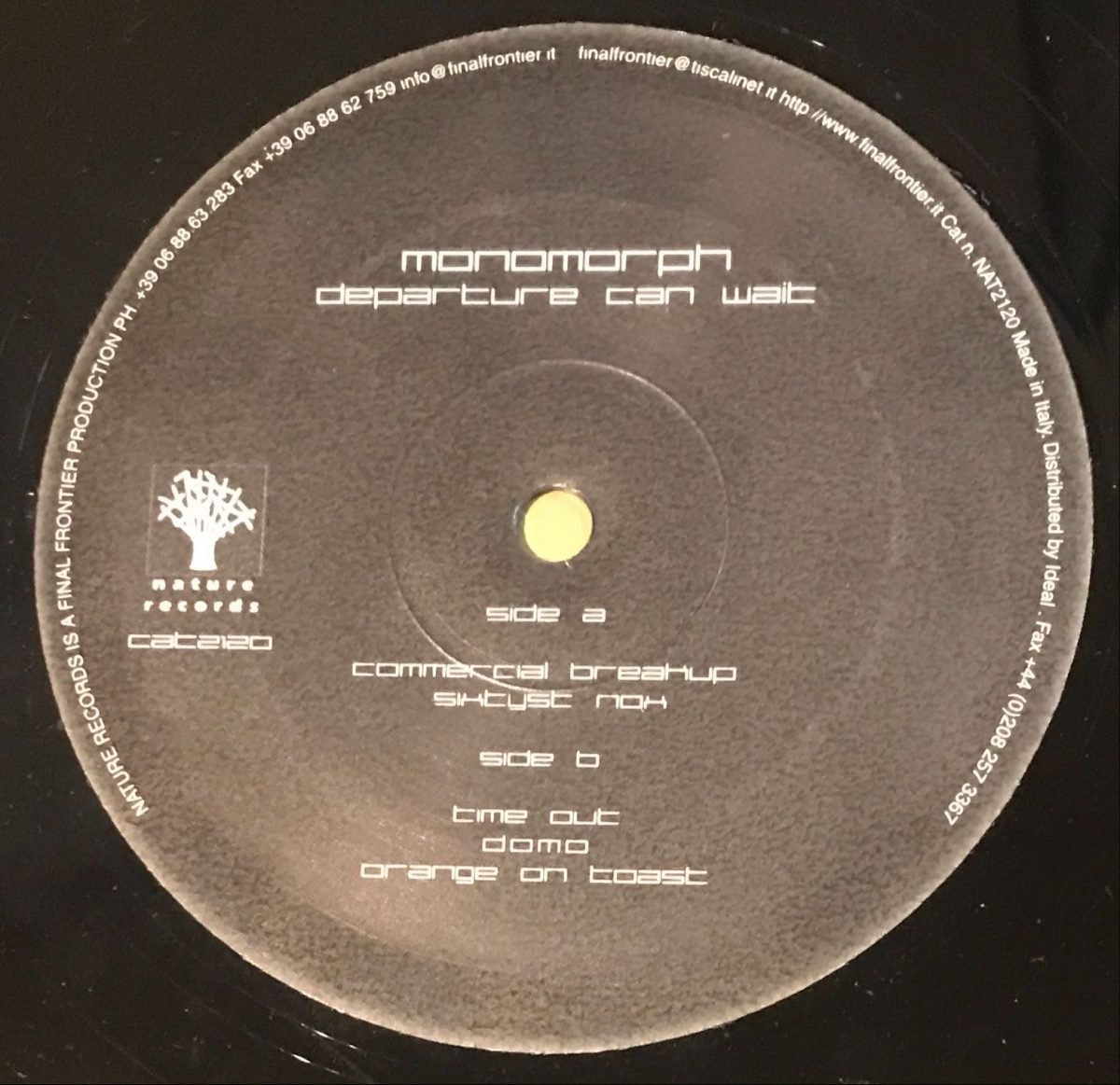Monomorph ‎– Departure Can Wait 2LP Plak (IMD) - Görsel 3
