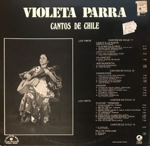 Violeta Parra ‎– Ausente... Presente... Cantos De Chile 2LP Plak - Görsel 2