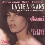 Dani – La Vie A 25 Ans (Eurovision 1974) 45lik Plak