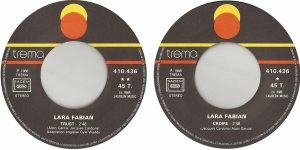 Lara Fabian ‎– Croire 45lik Plak (Eurovision 1988) - Görsel 2