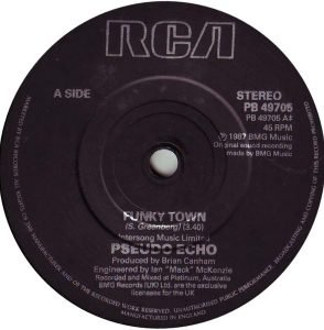 Pseudo Echo – Funky Town 45lik Plak - Görsel 2