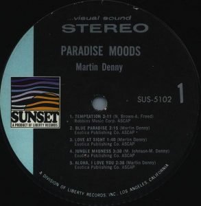 Martin Denny – Paradise Moods LP Plak - Görsel 4
