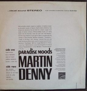 Martin Denny – Paradise Moods LP Plak - Görsel 2