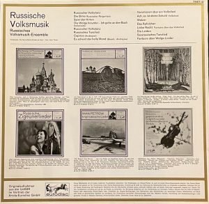 Russisches Volksmusik-Ensemble – Russische Volksmusik LP Plak - Görsel 2