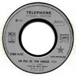 Telephone – Un Peu De Ton Amour 45lik Plak - Görsel 2