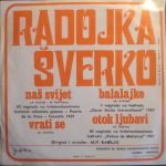 Radojka Šverko – Naš Svijet 45lik Plak EP - Görsel 3