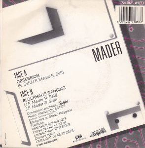Jean-Pierre Mader – Obsession 45lik Plak - Görsel 3