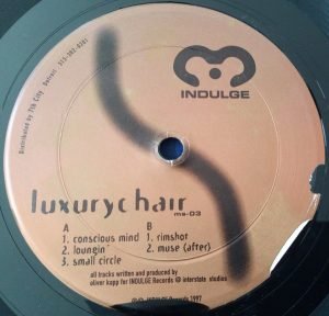 Luxury Chair – Conscious Mind 12'' Maxi Single Plak (Techno)