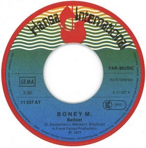 Boney M. – Belfast 45lik Plak - Görsel 2