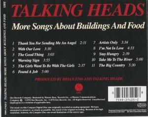 Talking Heads – More Songs About Buildings And Food CD - Görsel 3