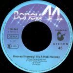 Boney M. – Hooray! Hooray! It's A Holi-Holiday 45lik Plak - Görsel 2