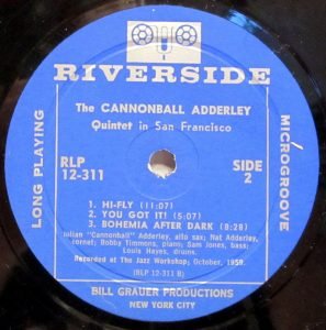 The Cannonball Adderley Quintet In San Francisco LP Plak - Görsel 2