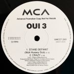 Oui 3 – Stand Defiant / Crazy 12'' Maxi Single Plak - Görsel 3