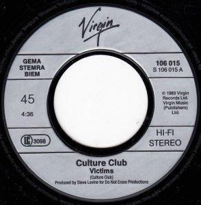 Culture Club – Victims 45lik Plak - Görsel 2