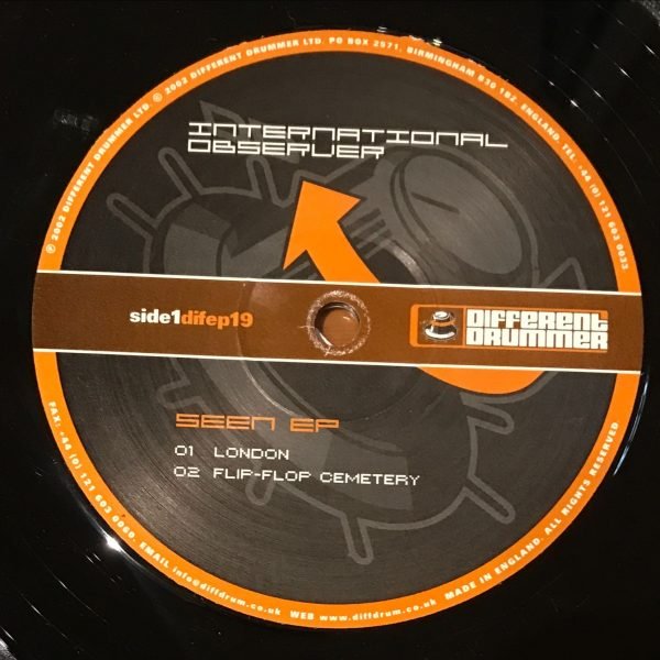 International Observer – Seen EP 12'' Maxi Single Plak (Downtempo)