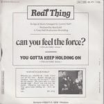The Real Thing – Can You Feel The Force? 45lik Plak - Görsel 2