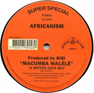 Africanism ‎– Macumba Walélé 12'' Maxi Single Plak (Acid Jazz)