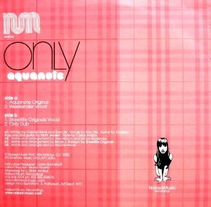 Aquanote – Only 12'' Maxi Single Plak (House) - Görsel 3