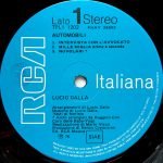 Lucio Dalla – Automobili LP Plak - Görsel 3