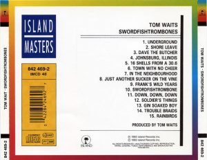 Tom Waits – Swordfishtrombones CD - Görsel 2