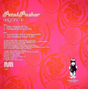 Petalpusher – Rely On Me 12'' Maxi Single Plak (House) - Görsel 3