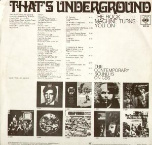 That's Underground (The Rock Machine Turns You On) LP Renkli Plak - Görsel 2