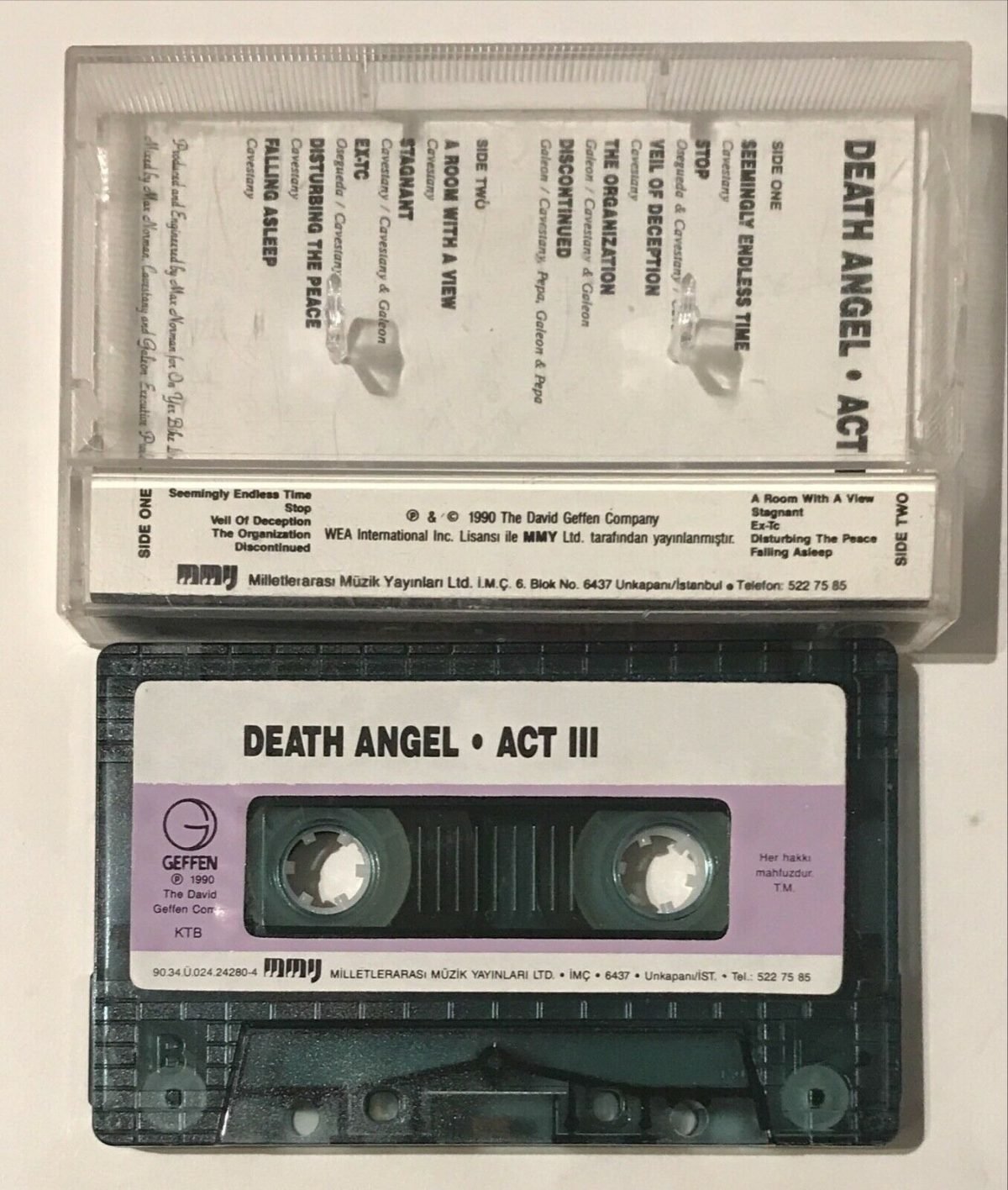 Death Angel – Act III Kaset Türk Baskı - Görsel 2