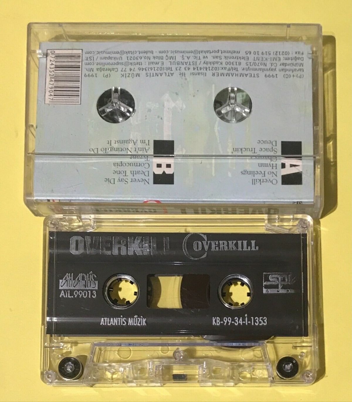 Overkill – Coverkill Kaset Türk Baskı - Görsel 2