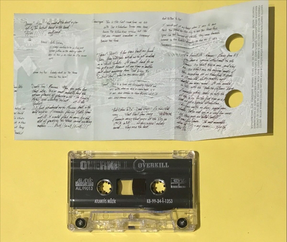 Overkill – Coverkill Kaset Türk Baskı - Görsel 4