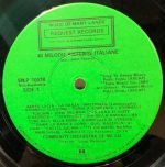 Luigi Manzoni, Community Orchestra Of Milan – 40 Melodie Preferite Italiane - Favorite Italian Melodies LP Plak - Görsel 3