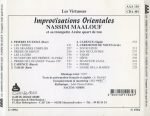 Nassim Maalouf – Improvisations Orientales (Trompette Arabe Quart De Ton) CD - Görsel 2