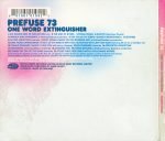 Prefuse 73 – One Word Extinguisher CD - Görsel 2