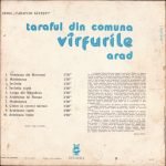 Taraful Din Comuna Vîrfurile Arad – Taraful Din Comuna Vîrfurile Arad LP Plak - Görsel 2