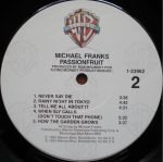 Michael Franks – Passionfruit LP Plak - Görsel 4