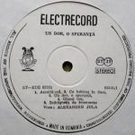 Alexandru Jula – Un Dor, O Speranță LP Plak - Görsel 3