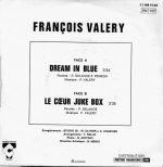 François Valéry Et Sophie Marceau – Dream In Blue 45lik Plak - Görsel 2