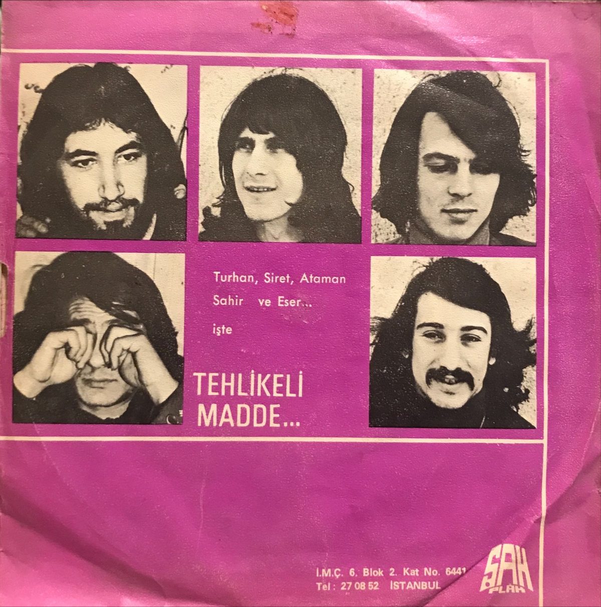 Fikret Kızılok, Tehlikeli Madde ‎– Haberin Var Mı 45lik Plak - Görsel 2